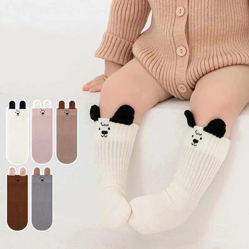 Calcetines para bebés, niños y niñas, calcetines cortos suaves y bonitos para primavera y otoño, calcetines de moda con dibujos animados para niños y niñas de 0 a 8 años - imagen 2