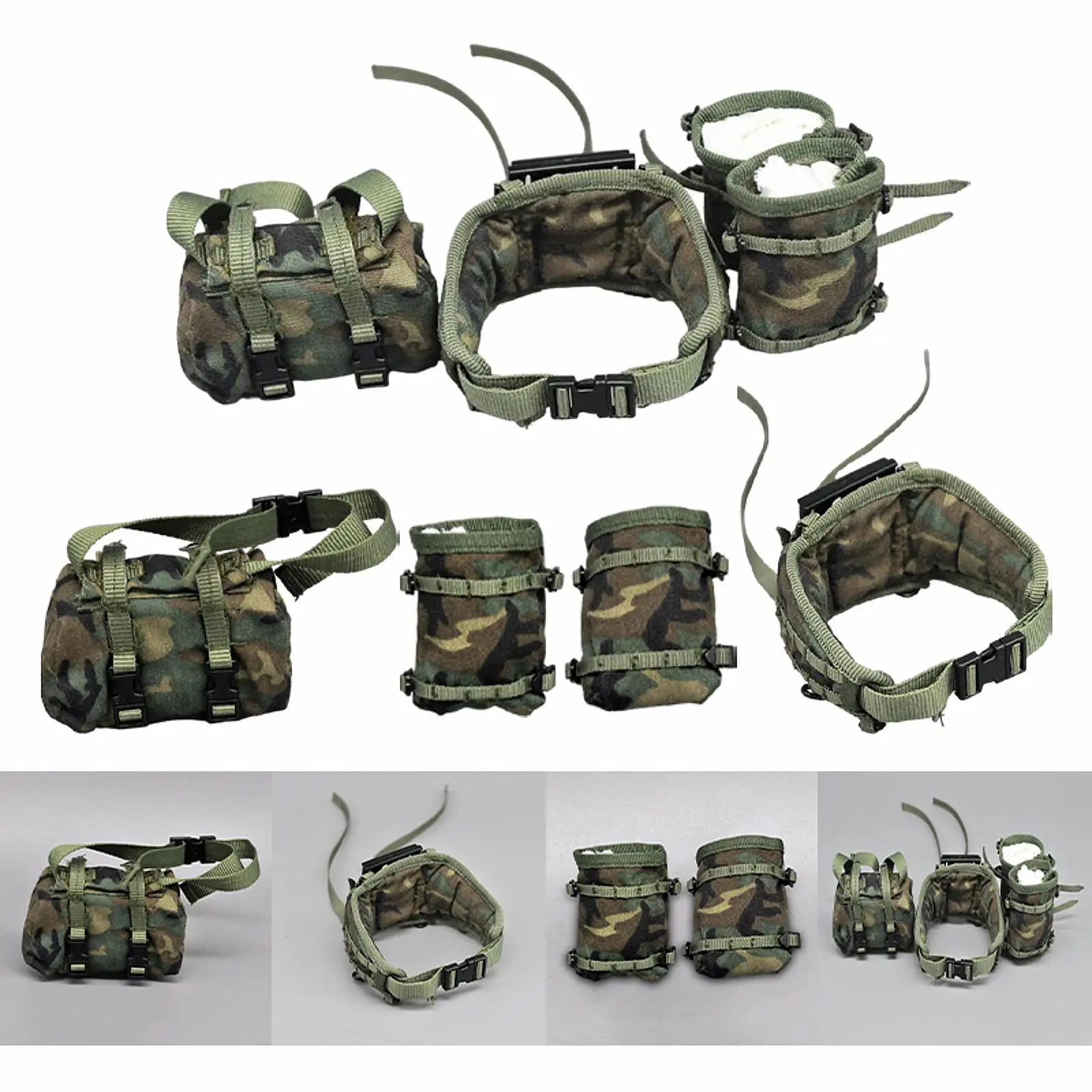 1/6 Action Figures Girdle Field Bag Model for 12inch Action Figures Costume