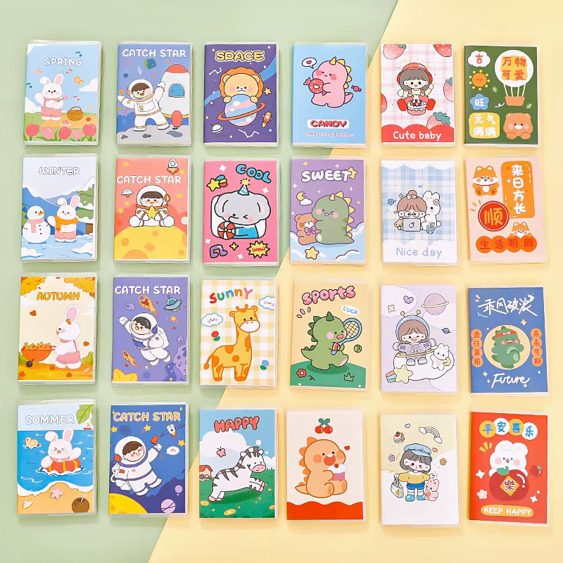 Cuaderno A7 con dinosaurios para niños – Bloc de notas escolar portátil - imagen 3