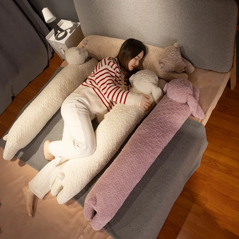 Peluche conejo gigante, almohada corporal decorativa para dormir - imagen 5