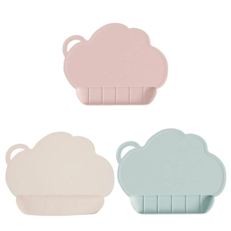 Manteles Individuales silicona con forma nube M76C, manteles individuales para cena viaje, tapete reutilizable para - imagen 4