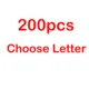 200pcs Choose letter