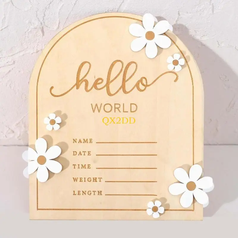 Letrero de madera personalizado para bebé – Decoración infantil - imagen 5