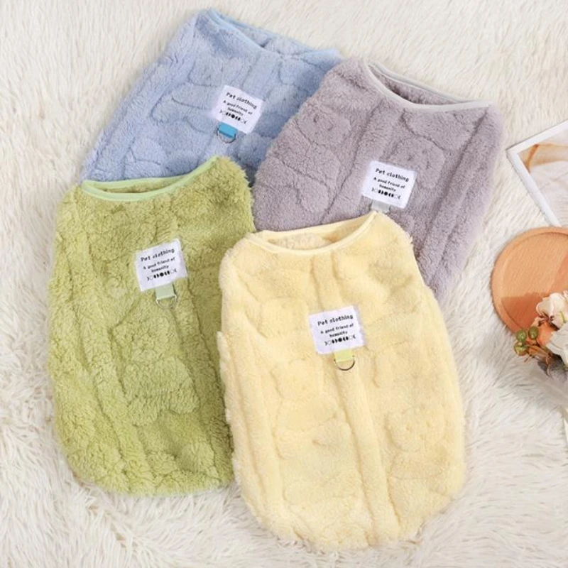 Chaqueta de felpa gruesa para perros y gatos de invierno - imagen 3