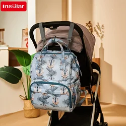 Bolsa de pañales impermeable con cambiador para cochecito