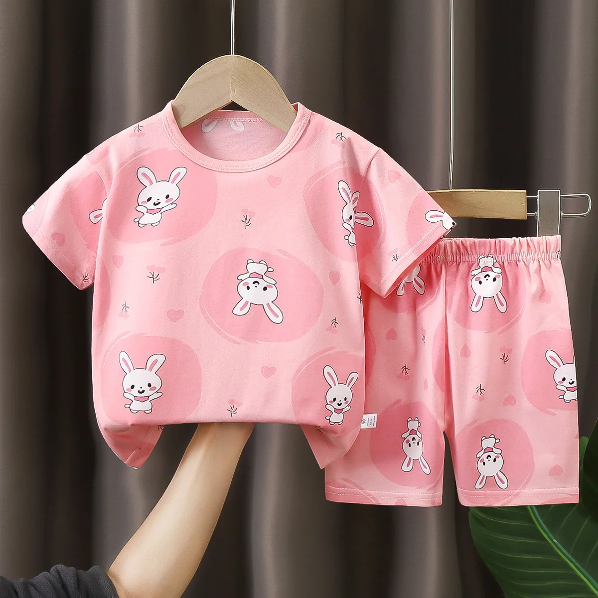 Conjunto niño unicornio de camiseta de algodón y pantalón corto infantil - imagen 5