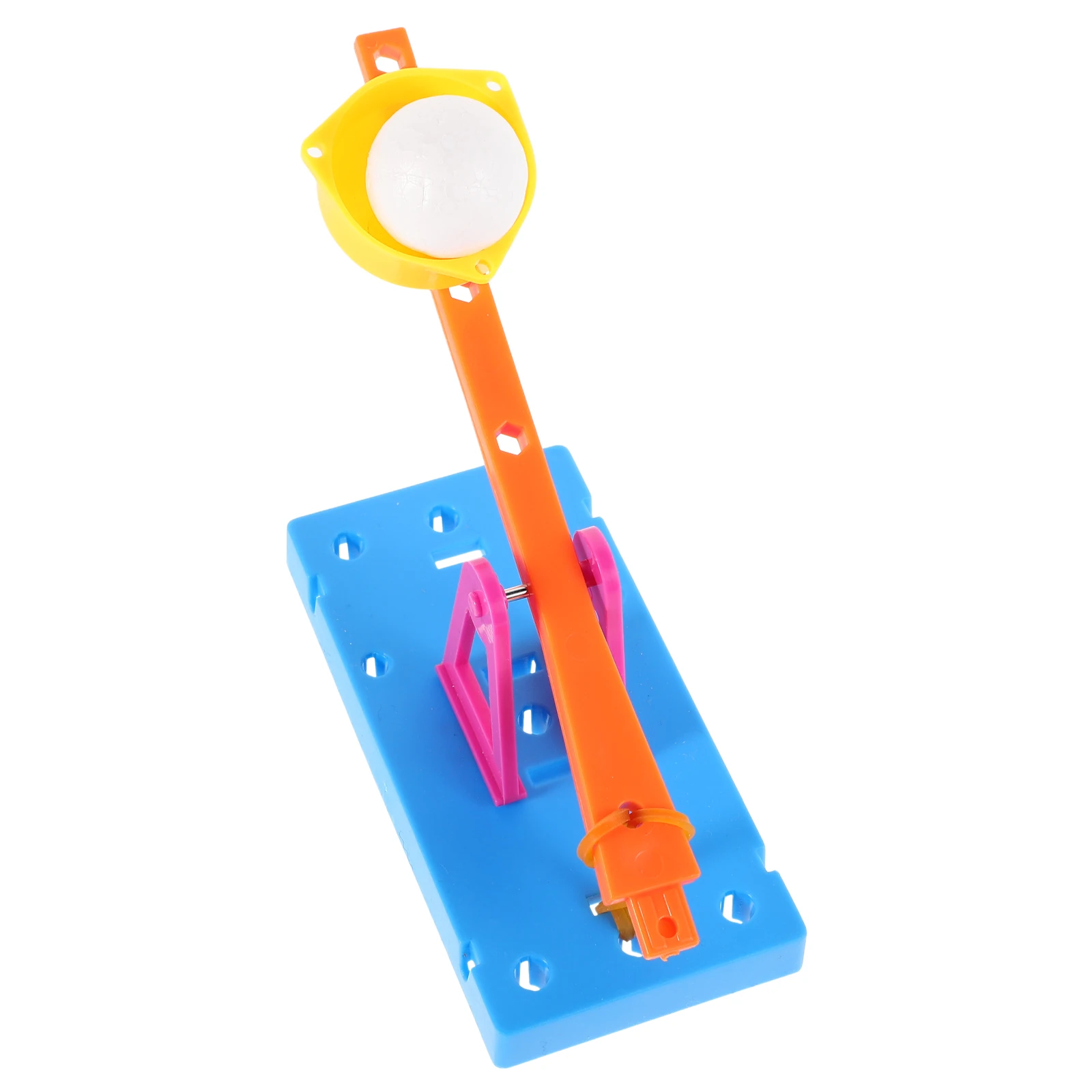 Paquete de Material de experimento científico, Kit de catapulta DIY, juguetes para niños, manualidades de juegos de coches, Kits de ingeniería física con vástago de construcción