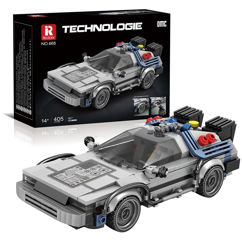 DMC Bloques de construcción coche deportivo futuro para niños