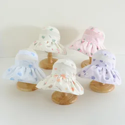 Sombrero sol infantil estilo pescador con dibujo de animales y UV