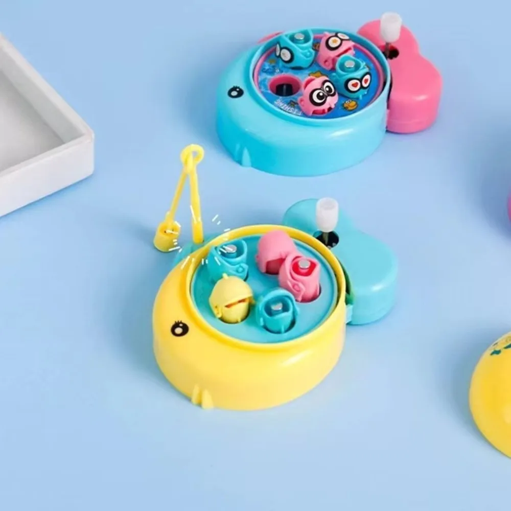 Mini rueda giratoria de pesca magnética interactiva, juguete acuático, cadena de cuerda, caña de pescar para padres e Unisex - imagen 2