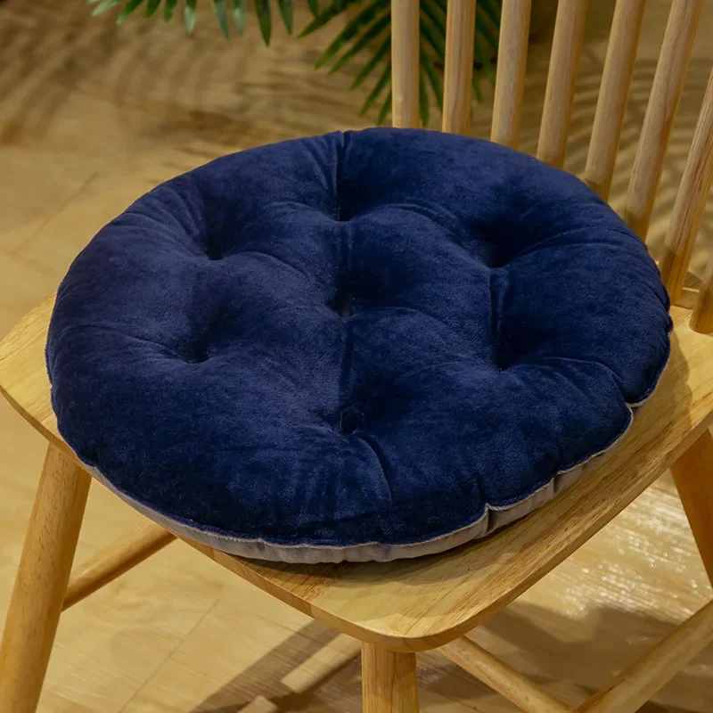 round dark blue
