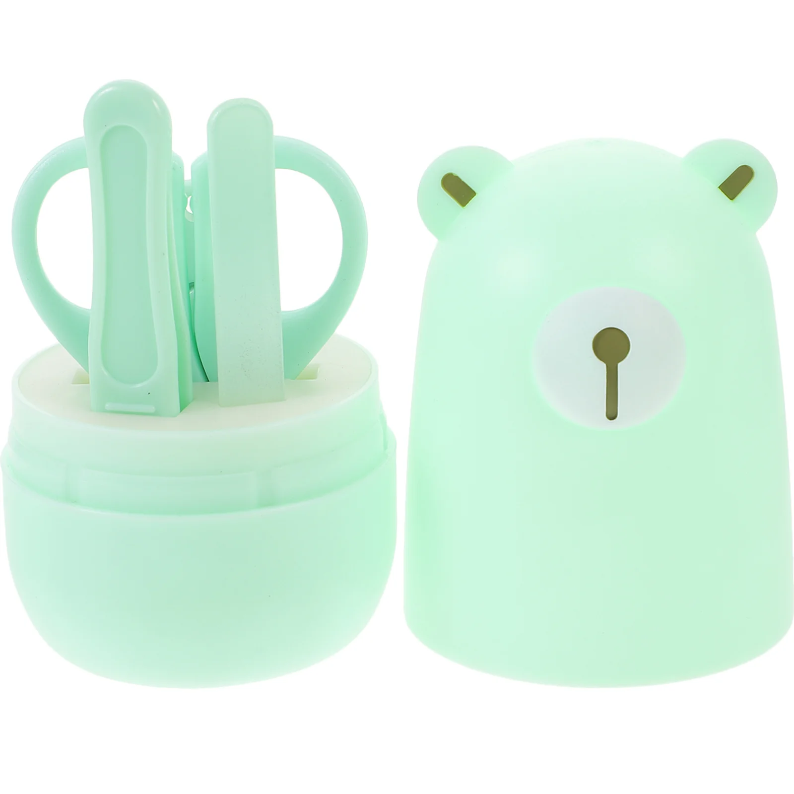 1 Juego de cortaúñas para bebés, cuidado de uñas para recién nacidos, Kit de aseo de diseño redondeado para bebés, cuidado de uñas para niños pequeños - imagen 2