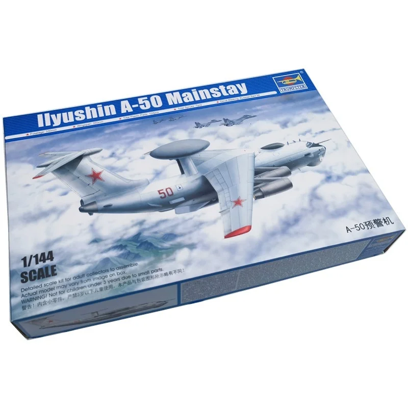 TRUMPETER 1/144 A-50 AWACS Modelo de rompecabezas de ensamblaje de plástico - imagen 3