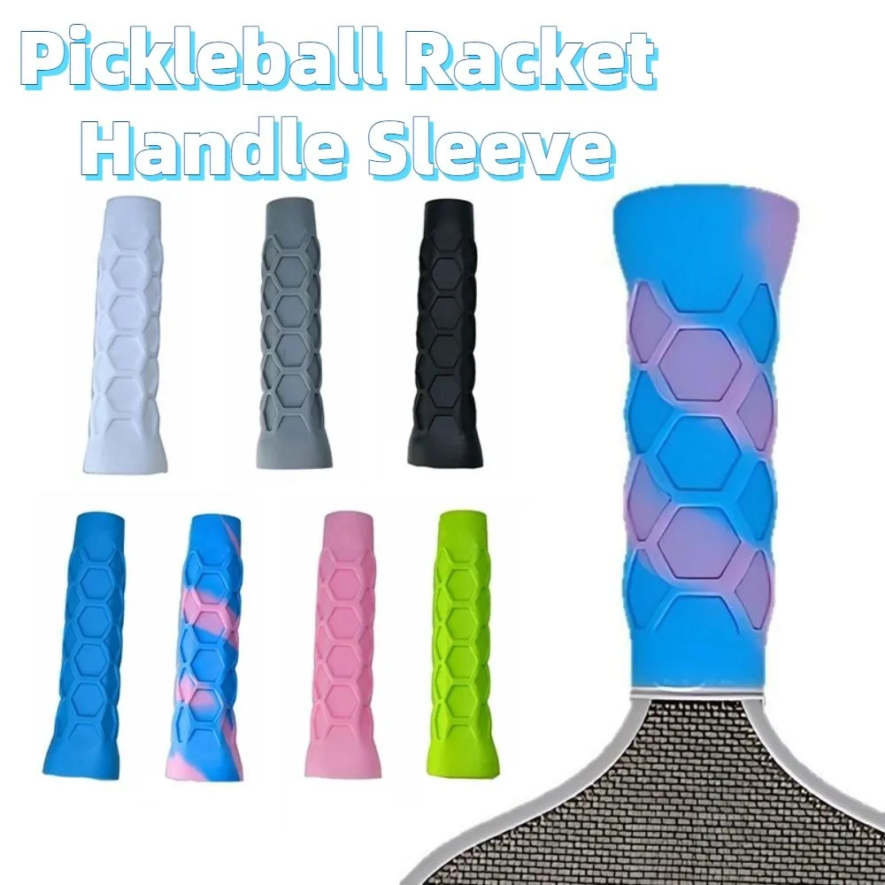 Manga de mango de raqueta de Pickleball de alta elasticidad, cubierta de mango de Pickleball antideslizante con absorción de impacto, panal octogonal