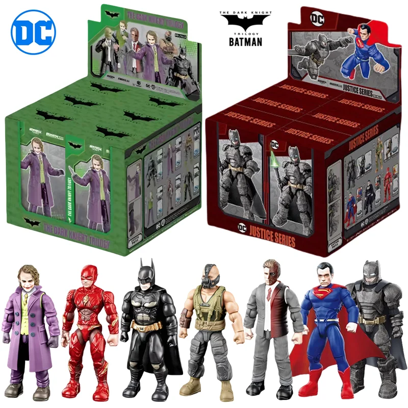 DC Liga de la justicia juguete el Caballero Oscuro trilogía figura de acción Batman Superman Aquaman el Flash figura de ensamblaje niños regalo de cumpleaños