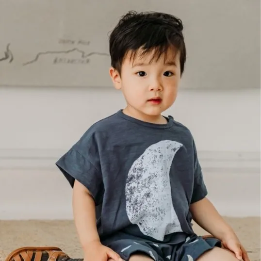 Camisetas estampg para niñas, ropa informal holgada de marca, Simple y versátil, estilo nuevo y a la moda, 1, 2, 3 y 4 años - imagen 2