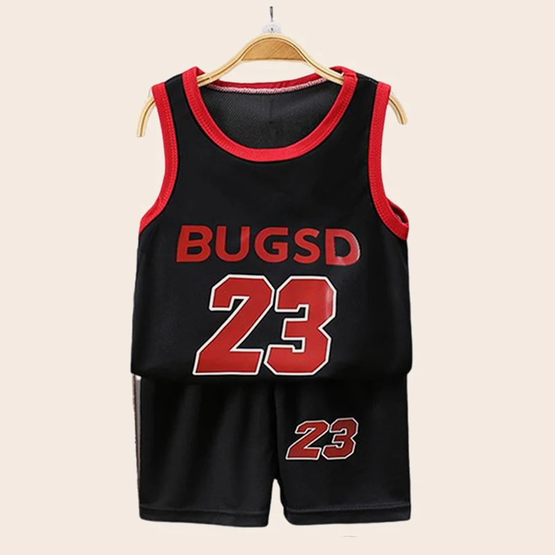 Conjunto deportivo infantil – Camiseta sin mangas y shorts
