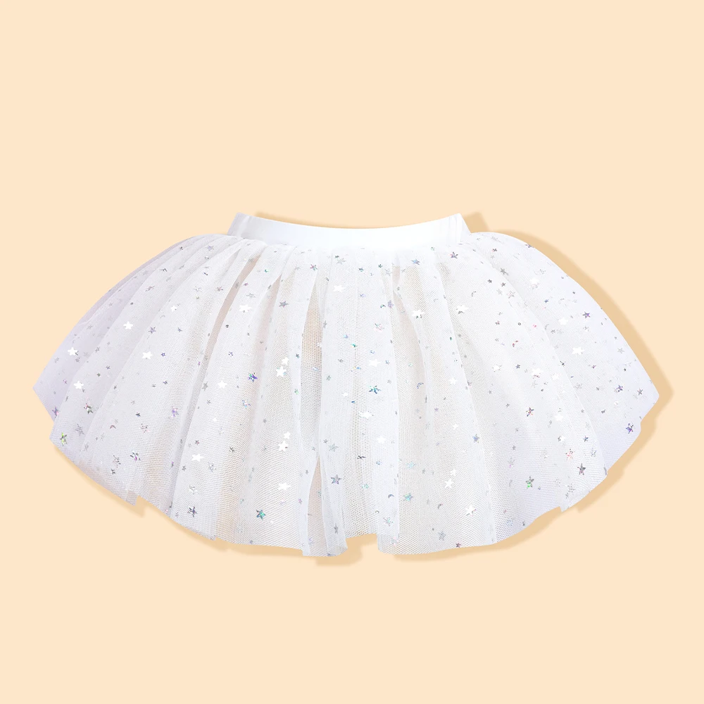 Falda tul con lentejuelas brillante para niña estilo ballet princesa - imagen 5