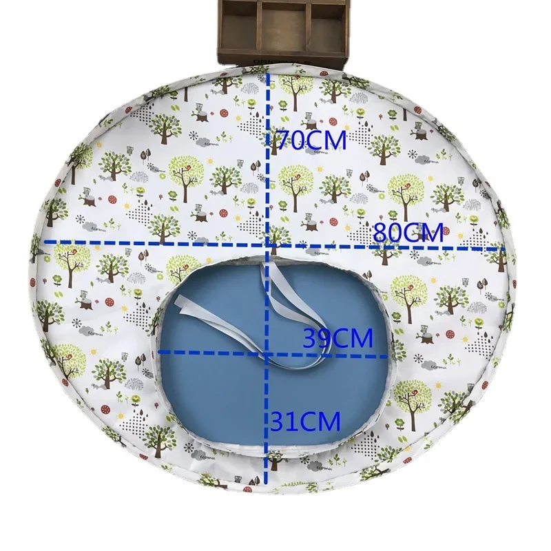 Estera para comer autodirectada para niños, no es fácil de salir, cojín para asiento, bandeja para silla de comedor para bebé, funda para babero de arroz a prueba de fugas - imagen 5