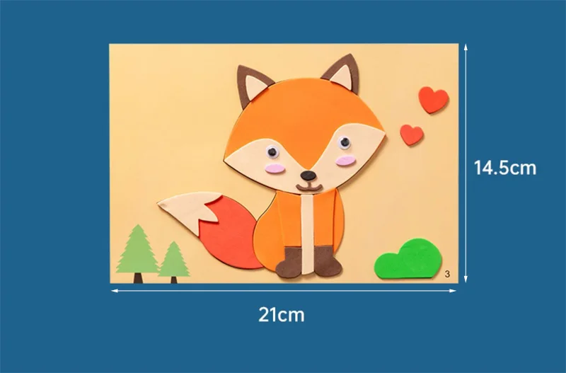 12 unids/set 3D espuma EVA pegatina hecha a mano estilo de vehículo Animal de dibujos animados pegatinas DIY para regalo de niños de guardería - imagen 5