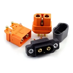 Conector XT60 de latón chapado en oro para alta corriente – Instalación facil