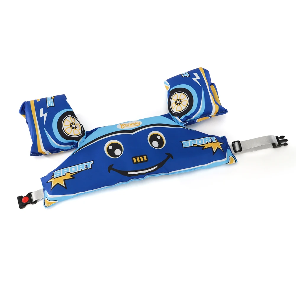 Traje de baño grueso de alta flotabilidad para niños, cinturón ajustable, anillo de brazo no inflable, chaleco salvavidas, chaqueta de natación, accesorios para niños, Verano - imagen 2