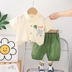 Conjunto de verano en algodón para niños – Camisa y shorts
