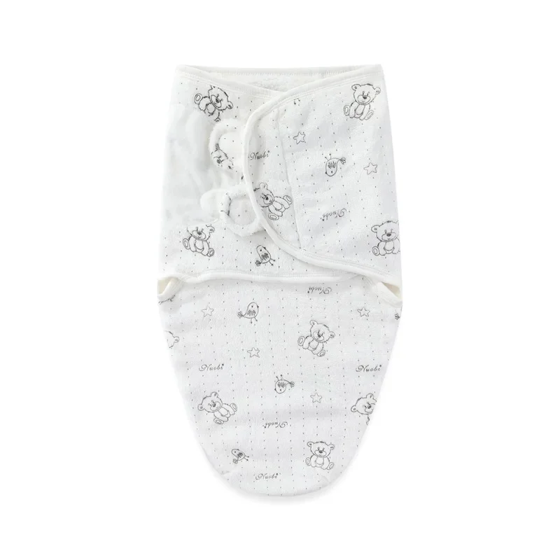 Mantas envolventes para bebé de invierno, manta receptora para recién nacido de 0 a 3 meses, cubierta envolvente a prueba de patadas, ropa de cama suave y cálida, artículos para bebé - imagen 5