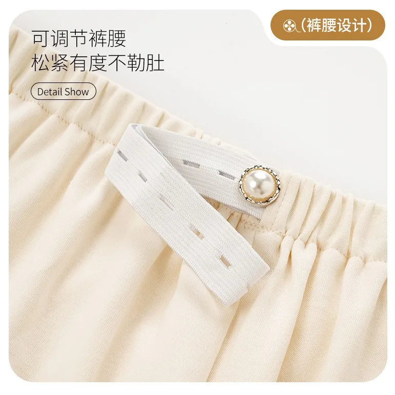 Conjunto de pijamas de lactancia de maternidad 100% algodón para mujeres embarazadas ropa de dormir cómoda de invierno y otoño con soporte para lactancia - imagen 2