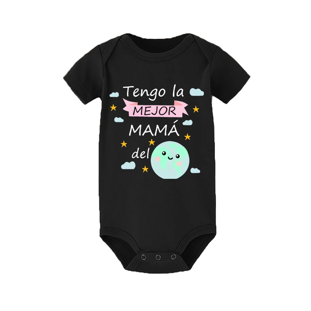 Tengo la mejor madre, mono para bebé, mono para recién nacido, regalo para el día de la madre, mono, ropa bonita para niño pequeño - imagen 2