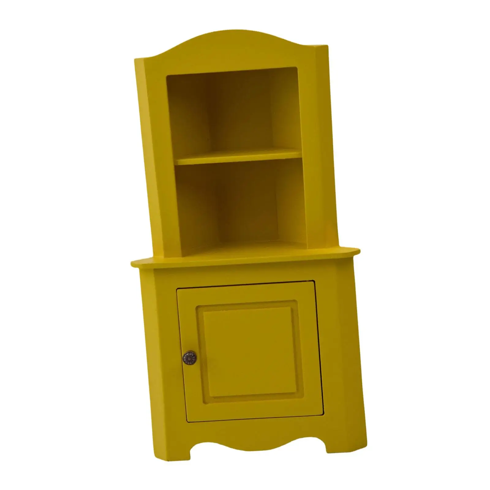 1/6 Scale Cabinet Life Scene Wooden Furniture Doll Accessories Decoration Mini Model for Living Room Home Bedroom Ornaments