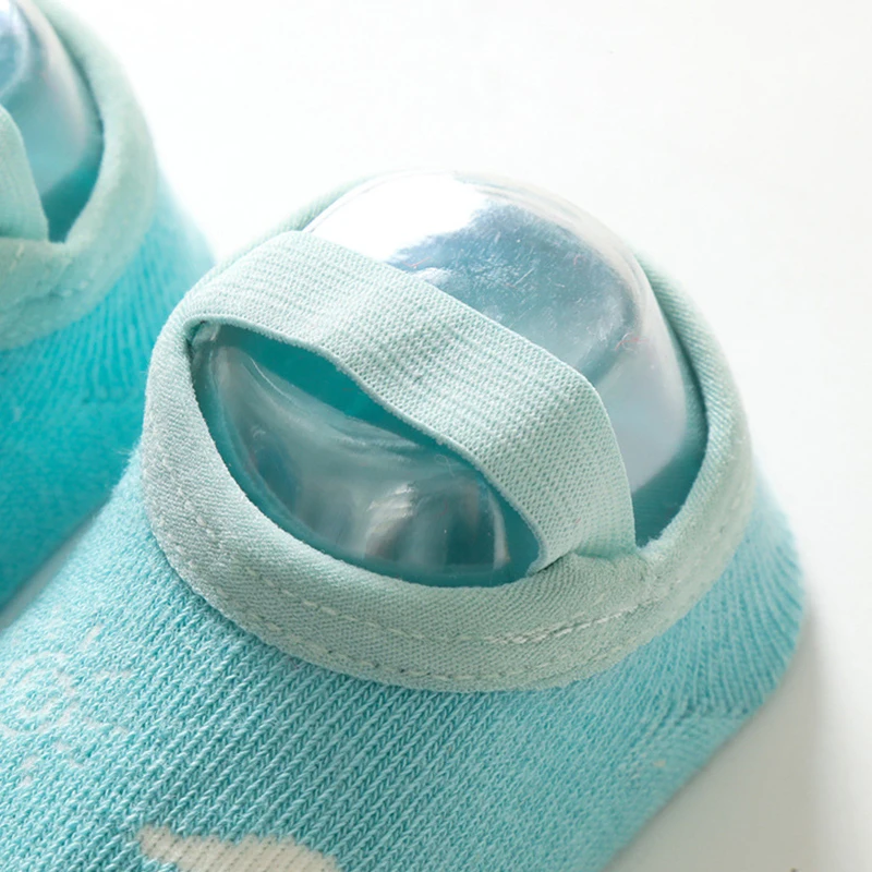 Calcetines bonitos de dibujos animados de animales y zorro para bebé, calcetines de algodón transpirables antideslizantes con suelas de goma para recién nacido, niño y niña - imagen 5