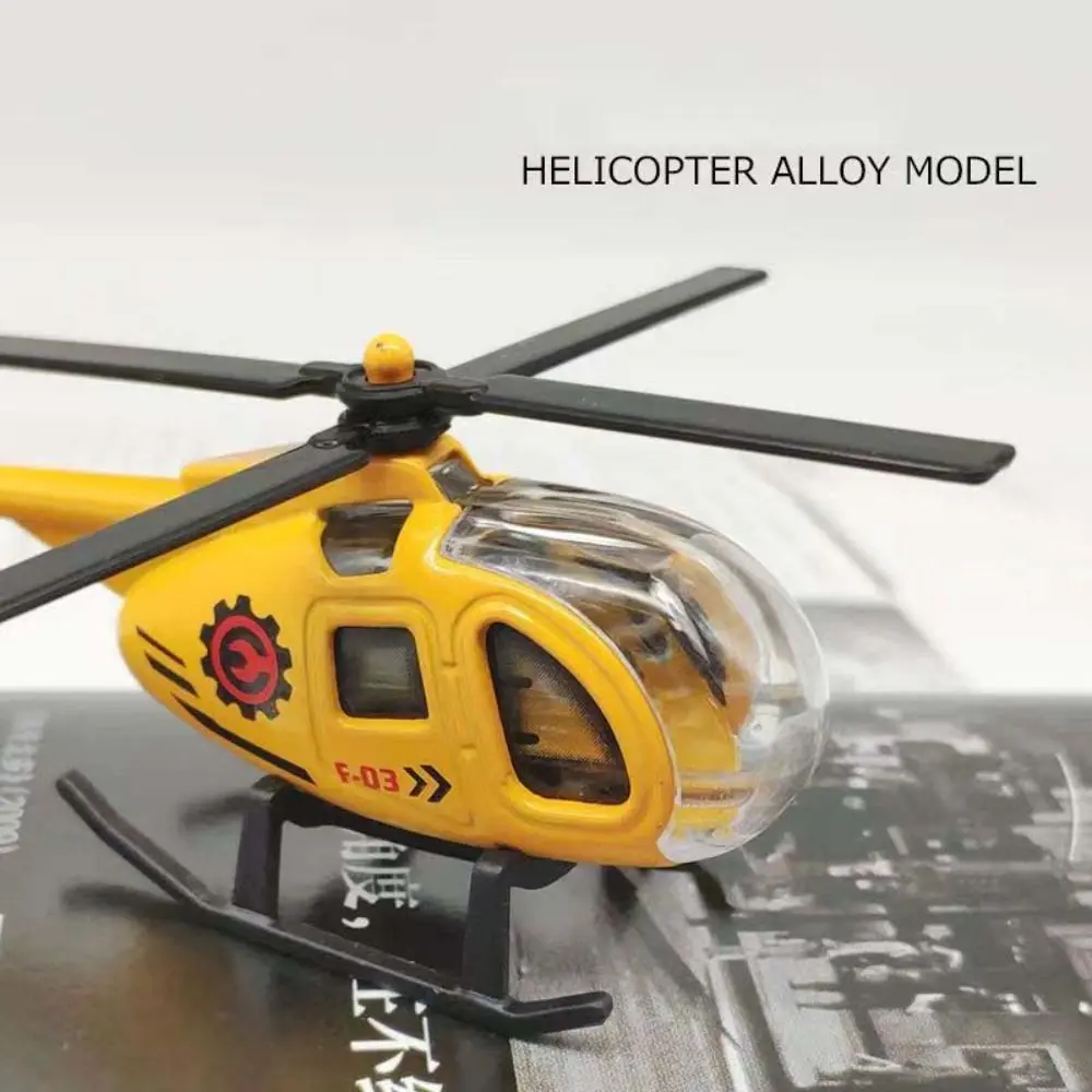 Accesorios de fotografía, regalo de Navidad, modelo de avión de aleación, modelo de helicóptero, juguetes, helicóptero fundido a presión, helicóptero de simulación