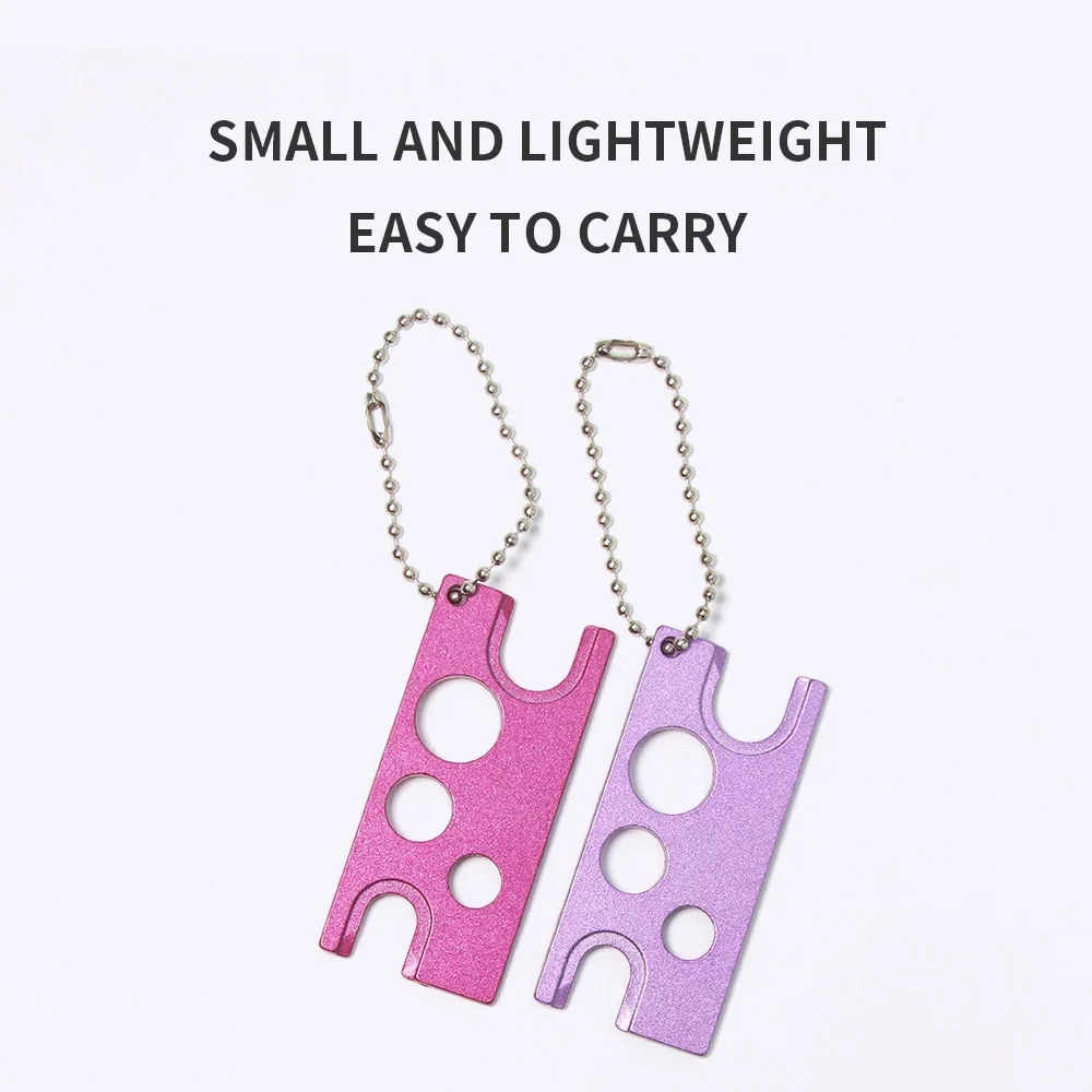 Ouvre-outil universel pour cils, bouchons en acier inoxydable, bouteille de remplacement de colle à cils, tête de bouche Anti-blocage - imagen 4