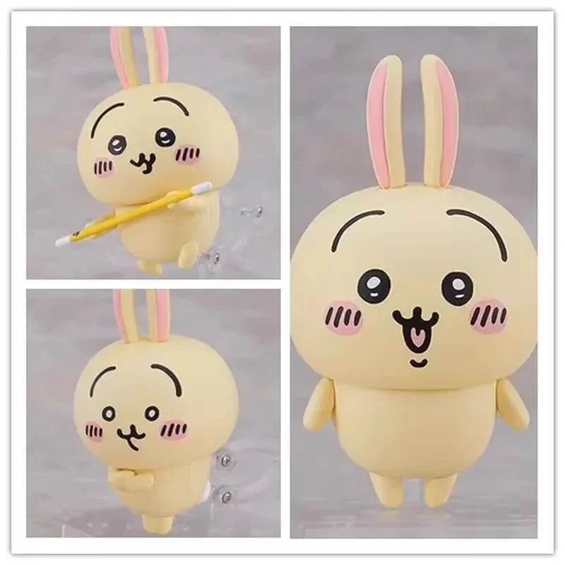 Figura de acción Chiikawa Usagi anime con caras intercambiables - imagen 3