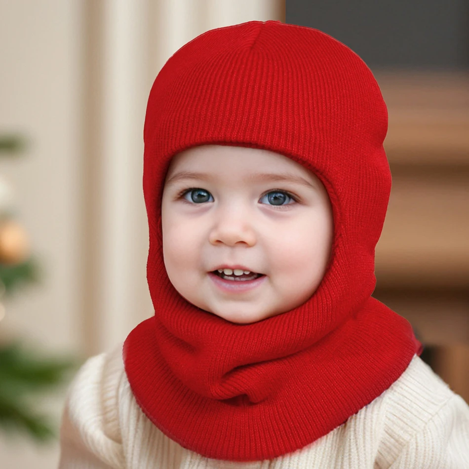 Gorro infantil invierno con protección de oídos y bufanda - imagen 4