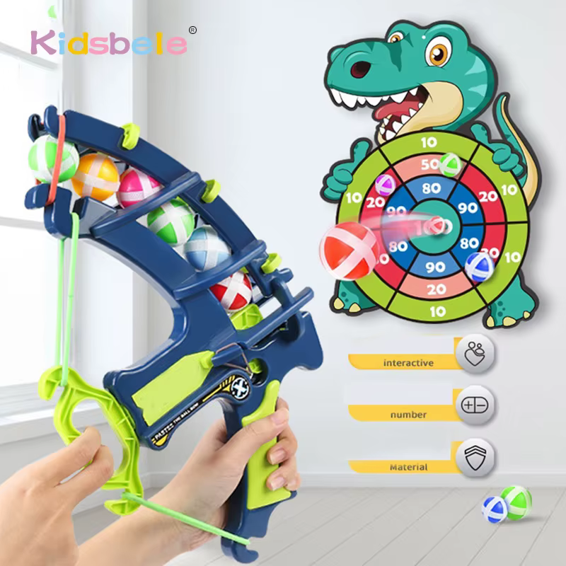 Tirachinas con diana para niños – Juego educativo al aire libre
