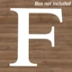 only Letter F No Box