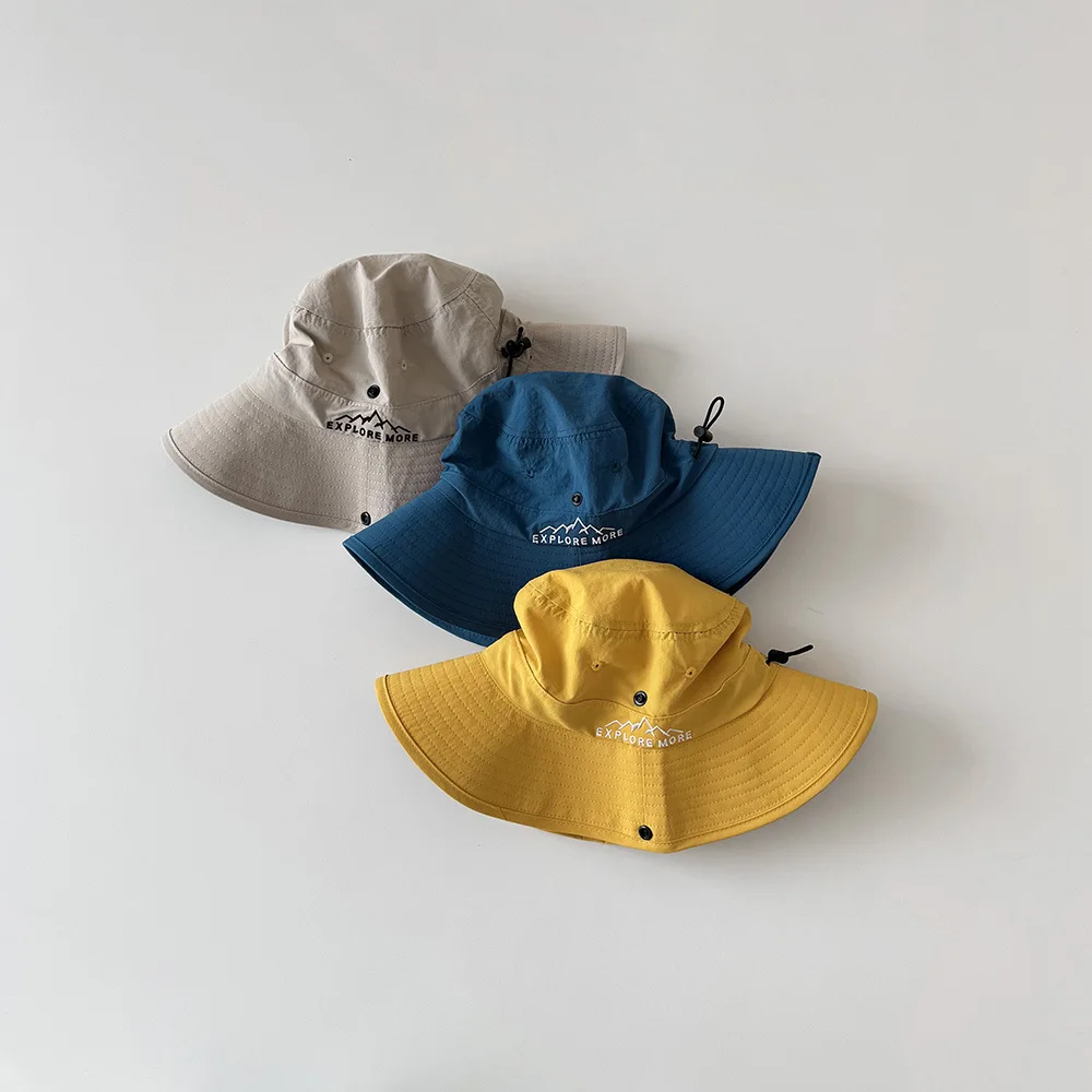 MILANCEL Sombrero pescador para niños – Algodón secado rápido - imagen 2