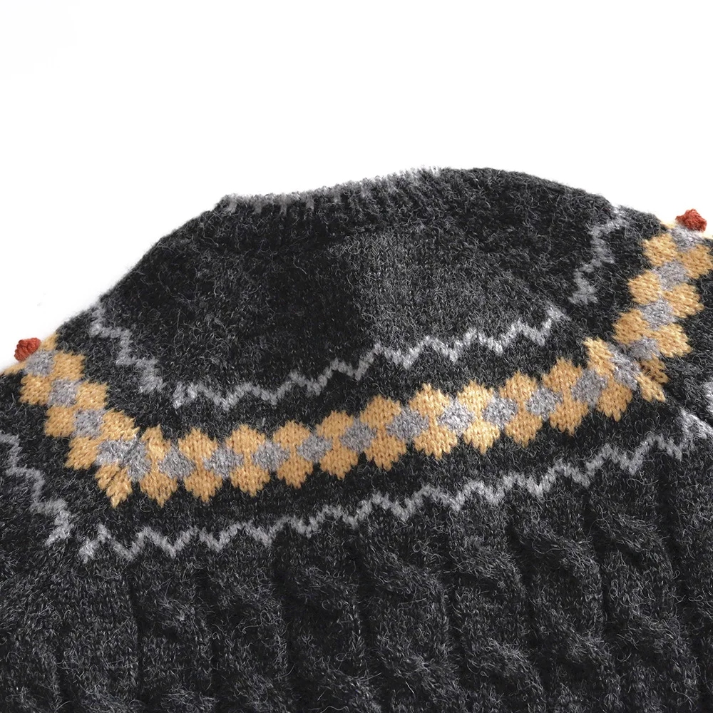 Otoño nueva ropa para niños suéteres de estilo coreano para niñas cárdigans de punto para niños de estilo clásico suéter cálido para niños - imagen 5