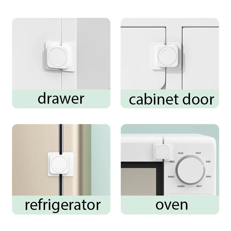 Cerradura seguridad niños para refrigerador y cajones – Multifunción - imagen 5