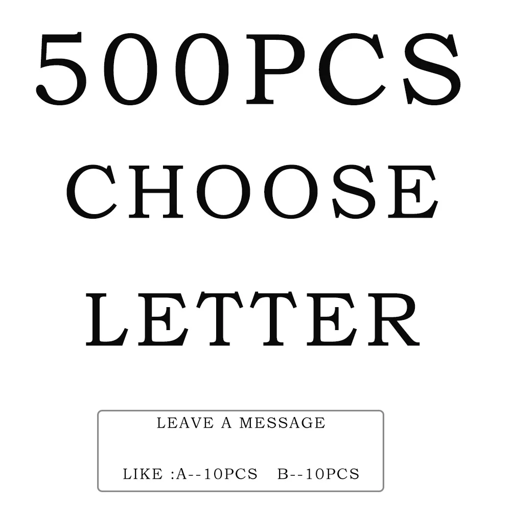 500Pcs Choose Letter