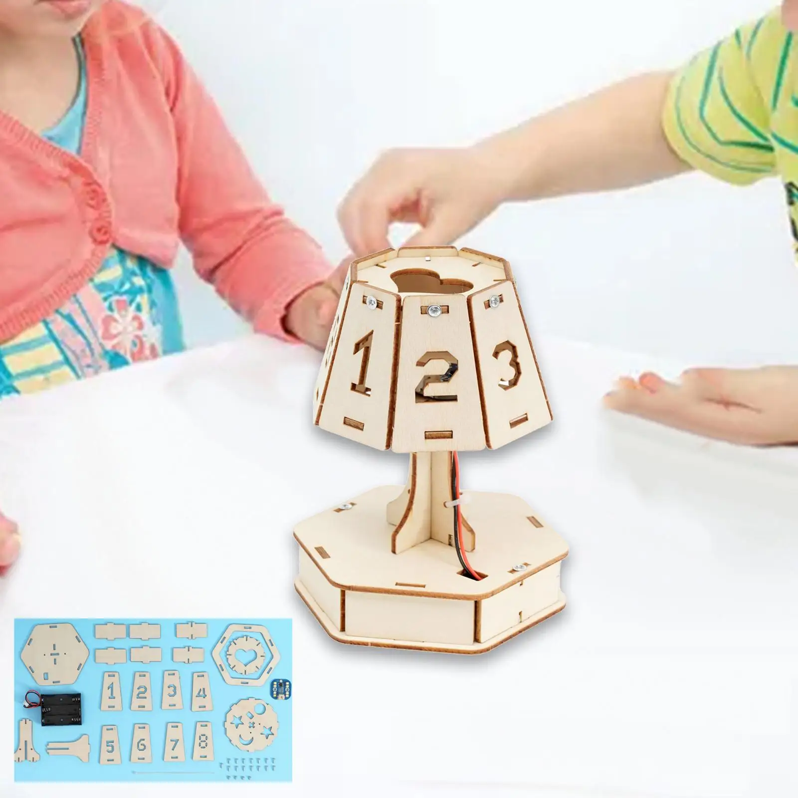 Intelligent Voice Table Lamp Game DIY Assembled DIY Science Experiments Set