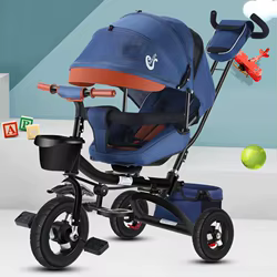 LazyChild Triciclo Plegable para Niños de 1 a 6 Años