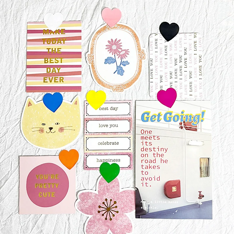 Pegatina de corazón para el Día de San Valentín, sello adhesivo para embalaje de regalo de cumpleaños, invitación de fiesta, decoración de boda, suministros DIY, 1 pulgada, 500 piezas - imagen 5