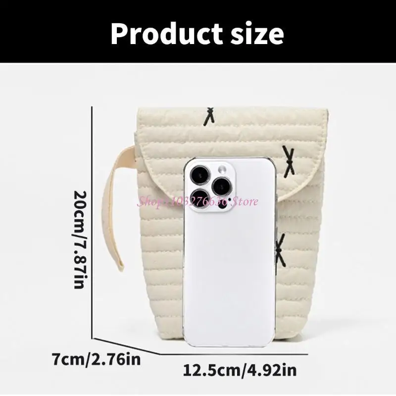 Bolsa colgante de algodón para pañales – Diseño práctico y suave - imagen 5