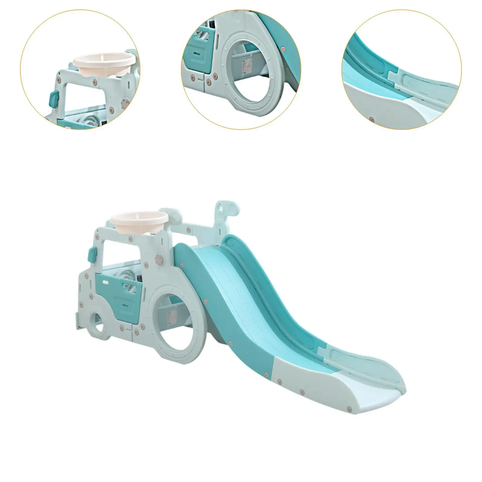 Folding Kids Soft Play Equipment Kids Slide for Indoor Children Playground
