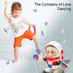 Robot musical interactivo con luces para niños – Gira 360°