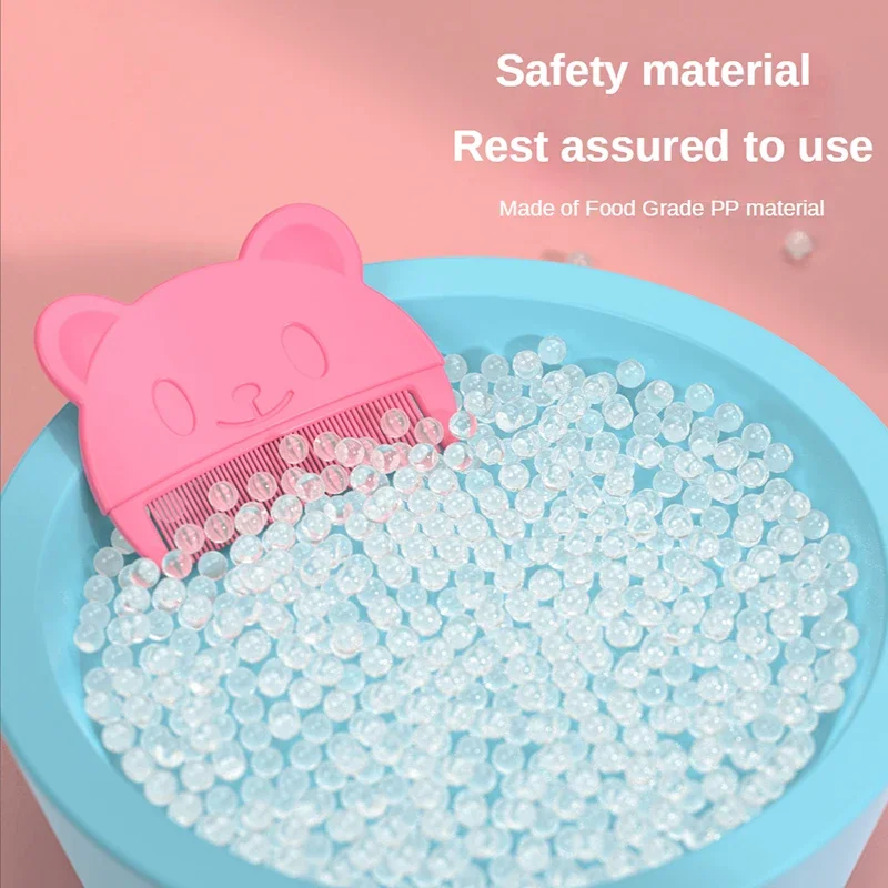 Peine fetal de silicona para bebé – Masajeador suave para baño - imagen 4