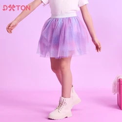 DXTON Falda de tul degradado para niña estilo princesa – Suave y bonita